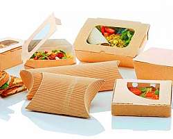 Embalagens para porções delivery
