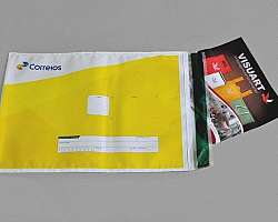 Envelope plastico bolha correios